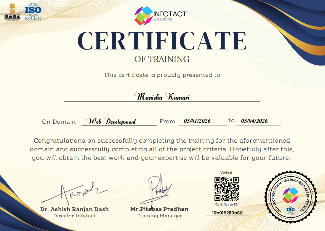 Certificate 1